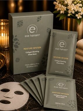 Eve Hansen Collagen Boosting Sheet Mask - Sage Green